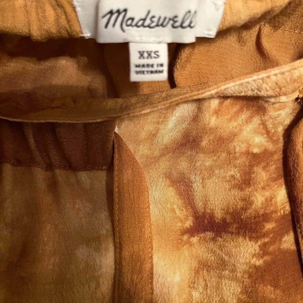 Madewell Smocked Midi Skirt